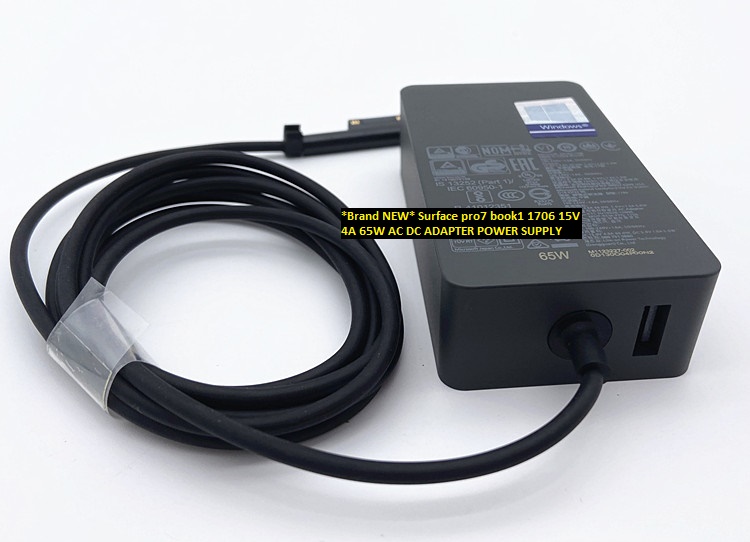 *Brand NEW*AC DC ADAPTER 65W Surface pro7 book1 15V 4A 1706 POWER SUPPLY